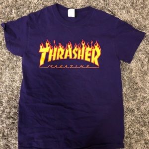 Purple thrasher shirt